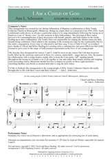I Am a Child of God Unison choral sheet music cover